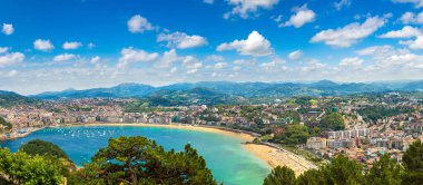 San Sebastian panoramik manzaralı