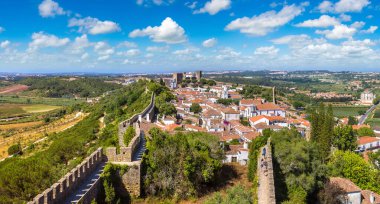 Obidos panoramik manzaralı
