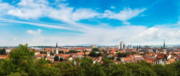 Панорамный вид на Эрфурт — стоковое фото