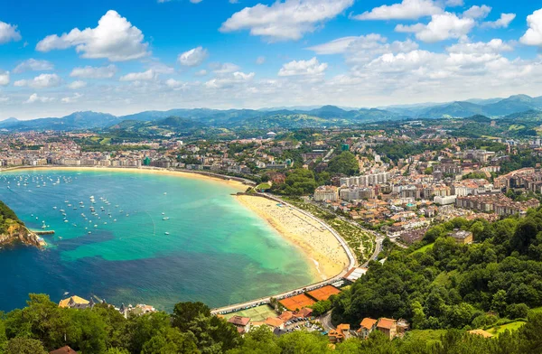 Vista panorámica de San Sebastián — Foto de Stock