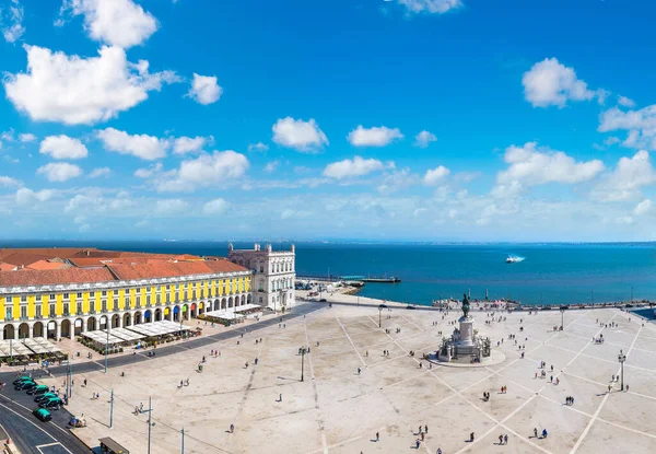 Kommerzieller platz in Lissabon — Stockfoto