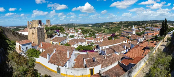 Panoramautsikt över Obidos — Stockfoto