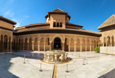 Mahkeme aslanlar Granada'da Alhambra Sarayı