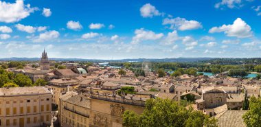 Avignon panoramik havadan görünümü