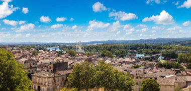 Avignon panoramik havadan görünümü