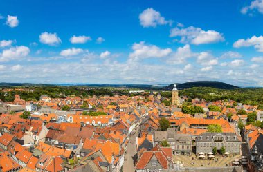 Goslar, Almanya'nın panoramik görünüm
