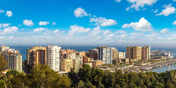 Panoramisch uitzicht op Malaga — Stockfoto