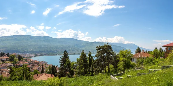 Ohri şehir panoraması — Stok fotoğraf