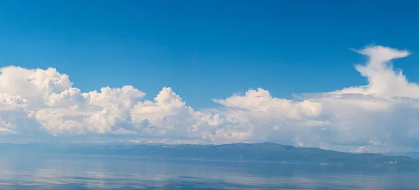 Panorama of Ohrid lake — Stock Photo, Image