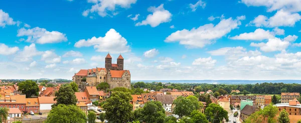 Der schloßberg in quedlinburg, deutschland — Stockfoto