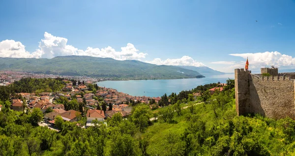 Фортеця цар Самуїл в Охріді — стокове фото