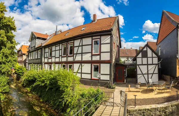 Strada storica a Goslar, Germania — Foto Stock