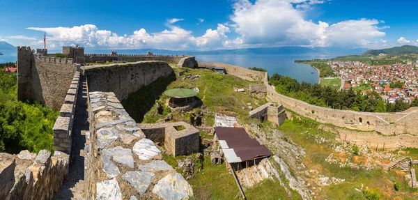 Ohrid Sámuel cár erőd — Stock Fotó