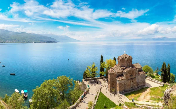 Jovan Kaneo templom itt: Ohrid, Makedónia — Stock Fotó