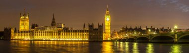 Big Ben, Parlamento, Londra 'daki Westminster Köprüsü