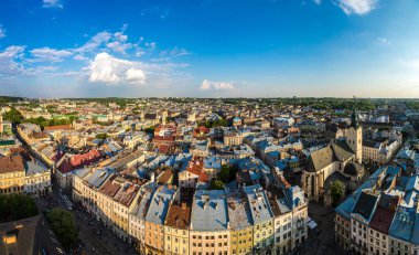 Lviv, Ukrayna, gün batımı