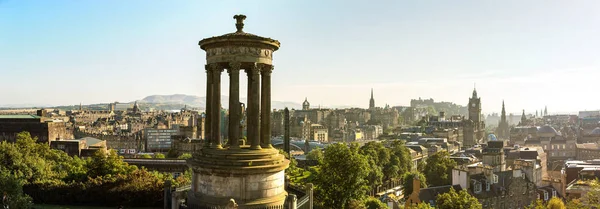 Edinburgh castle Calton Hill — Stok fotoğraf