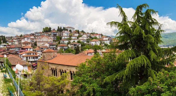 Panorama ville d'Ohrid — Photo