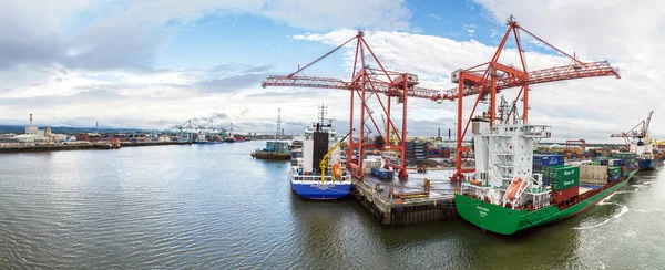 Puerto de Dublinin, Irlanda — Foto de Stock