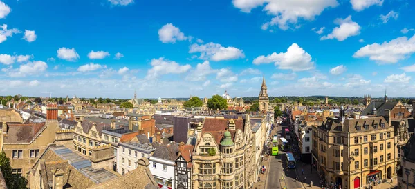 Panoramiczny widok z lotu ptaka z Oxford — Zdjęcie stockowe