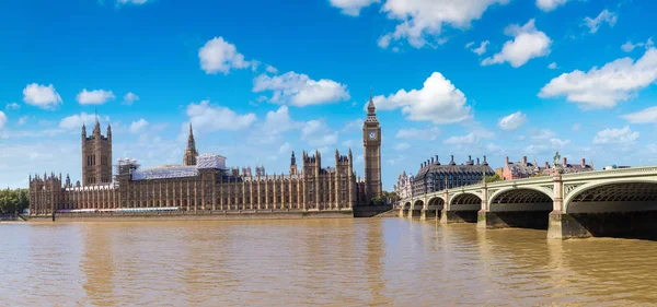Big Ben, Parlament, Westminsterský most v Londýně — Stock fotografie