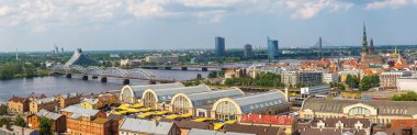 Riga hava panoramik