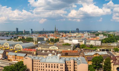 Riga hava panoramik