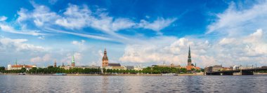 riga'nın panoramik manzarasını