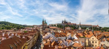 Prag 'ın panoramik görünümü
