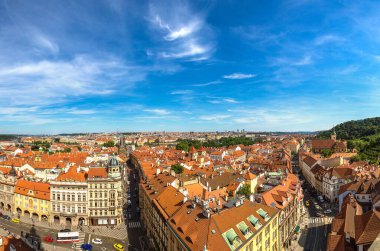 Prag 'ın panoramik görünümü