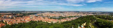 Prag panoramik havadan görünümü