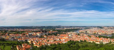 Prag panoramik havadan görünümü