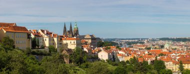 Prag panoramik havadan görünümü