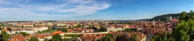 Prag 'ın panoramik görünümü