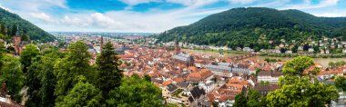 Heidelberg panoramik havadan görünümü