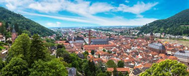 Heidelberg panoramik havadan görünümü