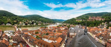 Heidelberg panoramik havadan görünümü
