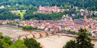 Heidelberg panoramik havadan görünümü