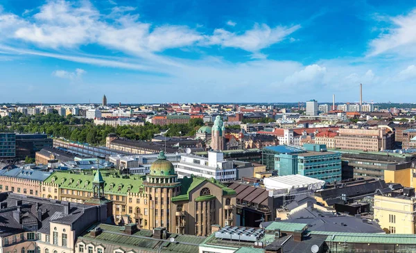 Panorámás kilátás nyílik Helsinki — Stock Fotó