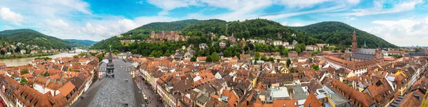 Vista aérea panorámica de Heidelberg — Foto de Stock