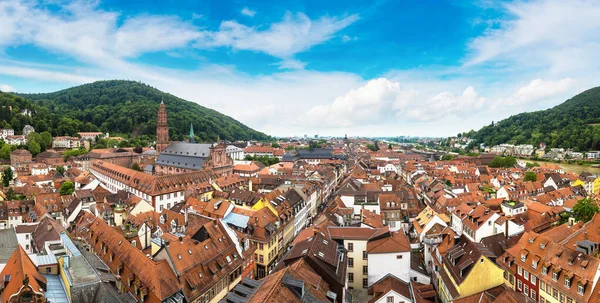 Panorama-Luftaufnahme vom heidelberg — Stockfoto