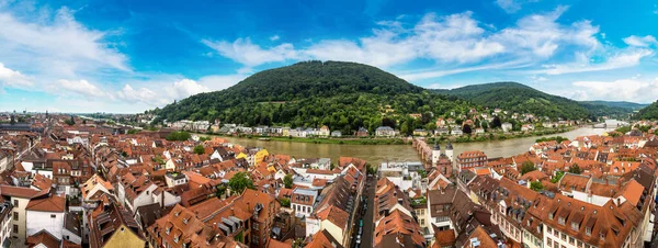Panoramic aerial view of Heidelberg — Stock Photo, Image