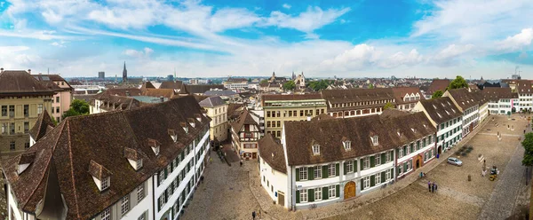 Panoramisch uitzicht van Bazel — Stockfoto