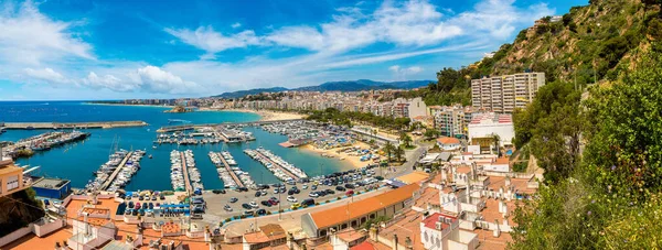 Blanes panoramik manzaralı — Stok fotoğraf