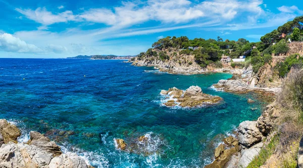 Küste von lloret de mar i — Stockfoto