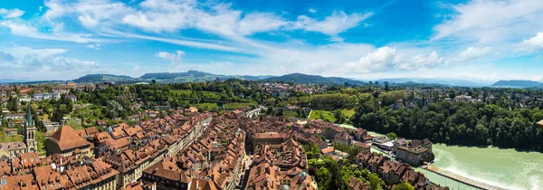 Bern panoramik manzaralı — Stok fotoğraf