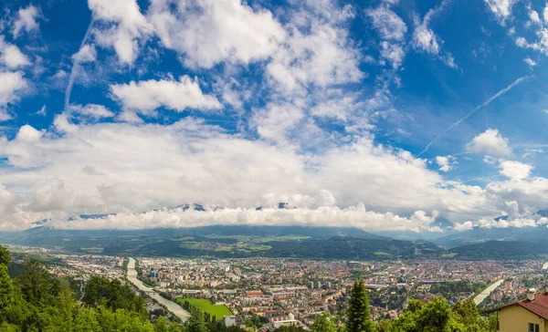 Vedere panoramică a Innsbruck — Fotografie, imagine de stoc