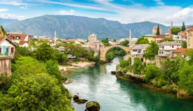 The Old Bridge in Mostar clipart