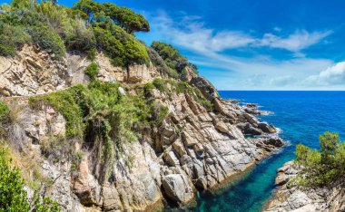 Lloret de Mar i kıyısında.