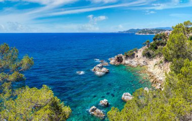 Lloret de Mar i kıyısında.